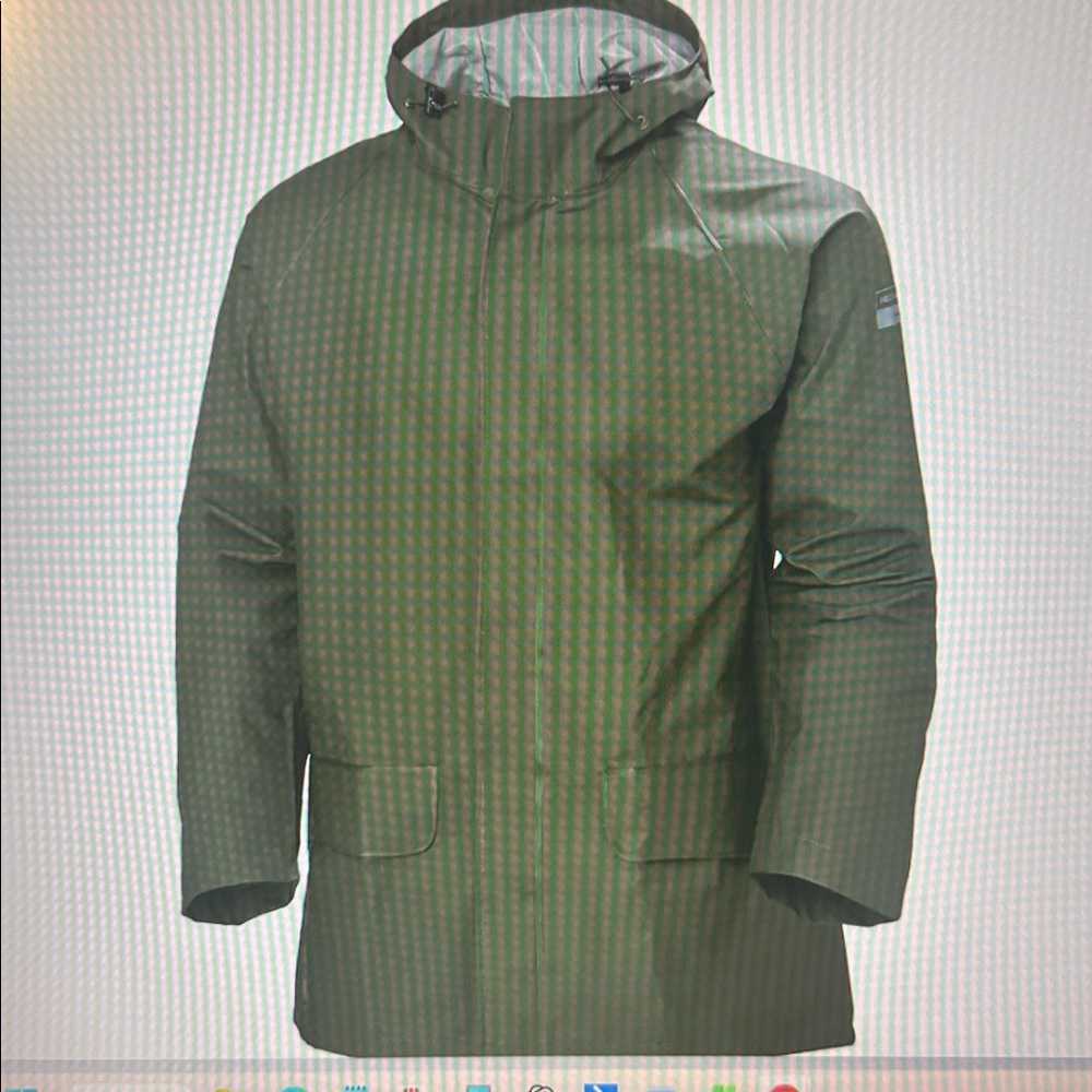 New Helly Hansen Workwear Mandal Waterproof Jacket Army Green
